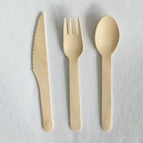 Disposable Cutlery Wooden Cutlery Set Spoon Fork Knife