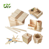 Wooden printed popsicle sticks ice cream sticks