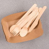 Disposable Cutlery Wooden Cutlery Set Spoon Fork Knife