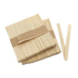 Wooden printed popsicle sticks ice cream sticks