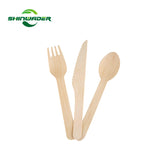 Disposable Cutlery Wooden Cutlery Set Spoon Fork Knife