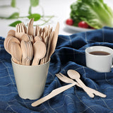 Disposable Cutlery Wooden Cutlery Set Spoon Fork Knife