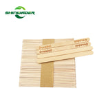 Wooden printed popsicle sticks ice cream sticks