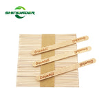 Wooden printed popsicle sticks ice cream sticks