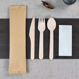 Disposable Cutlery Wooden Cutlery Set Spoon Fork Knife